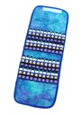 Travel Bag, Med. Blue - fully open with product